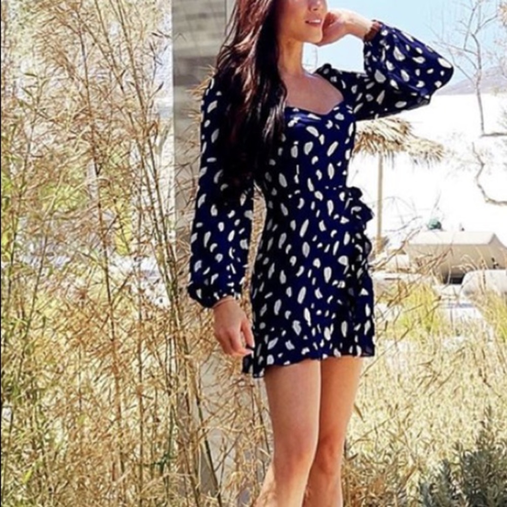 NWT Reformation Cammi Dress Splatter SALE